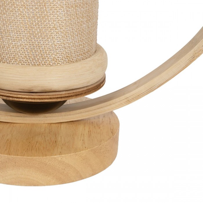 GLOBOSTAR® TULUMKO 02007 Boho Επιτραπέζιο Φωτιστικό Πορτατίφ με Ντουί 1 x E27 AC 220-240V IP20 - Μπεζ - Μ30 x Π12 x Υ32cm