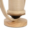 GLOBOSTAR® TULUMKO 02007 Boho Επιτραπέζιο Φωτιστικό Πορτατίφ με Ντουί 1 x E27 AC 220-240V IP20 - Μπεζ - Μ30 x Π12 x Υ32cm