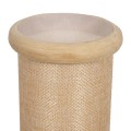 GLOBOSTAR® TULUMKO 02007 Boho Επιτραπέζιο Φωτιστικό Πορτατίφ με Ντουί 1 x E27 AC 220-240V IP20 - Μπεζ - Μ30 x Π12 x Υ32cm