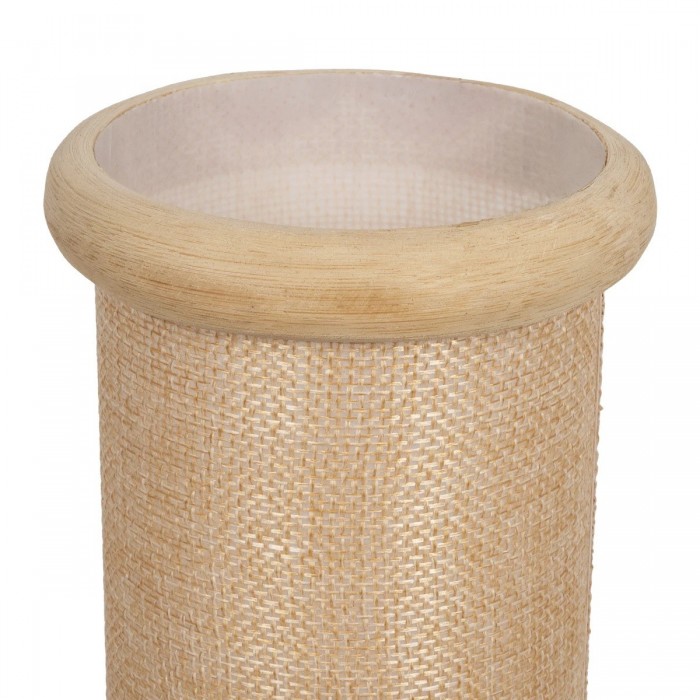 GLOBOSTAR® TULUMKO 02007 Boho Επιτραπέζιο Φωτιστικό Πορτατίφ με Ντουί 1 x E27 AC 220-240V IP20 - Μπεζ - Μ30 x Π12 x Υ32cm
