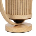 GLOBOSTAR® TULUMKO 02008 Boho Επιτραπέζιο Φωτιστικό Πορτατίφ με Ντουί 1 x E27 AC 220-240V IP20 - Μπεζ - Μ30 x Π12 x Υ32cm