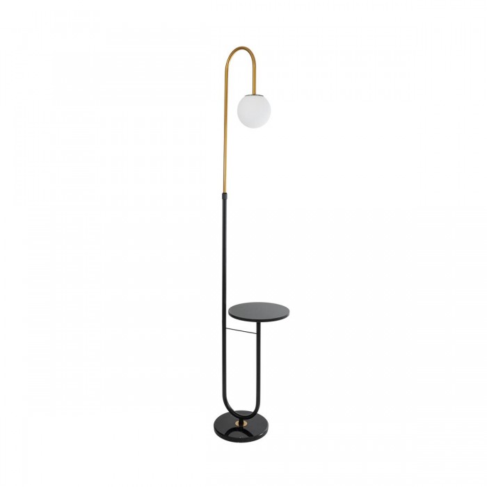 GLOBOSTAR® CORDELIA 02024 Μοντέρνο Επιδαπέδιο Φωτιστικό με Ντουί 1 x E27 AC 220-240V IP20 - Μαύρο & Χρυσό - Μ30 x Π38 x Υ180cm GLOBOSTAR® CORDELIA 02024 Μοντέρνο Επιδαπέδιο Φωτιστικό με Ντουί 1 x E27 AC 220-240V IP20 - Μαύρο & Χρυσό - Μ30 x Π38 x Υ180cm