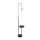GLOBOSTAR® CORDELIA 02024 Μοντέρνο Επιδαπέδιο Φωτιστικό με Ντουί 1 x E27 AC 220-240V IP20 - Μαύρο & Χρυσό - Μ30 x Π38 x Υ180cm GLOBOSTAR® CORDELIA 02024 Μοντέρνο Επιδαπέδιο Φωτιστικό με Ντουί 1 x E27 AC 220-240V IP20 - Μαύρο & Χρυσό - Μ30 x Π38 x Υ180cm