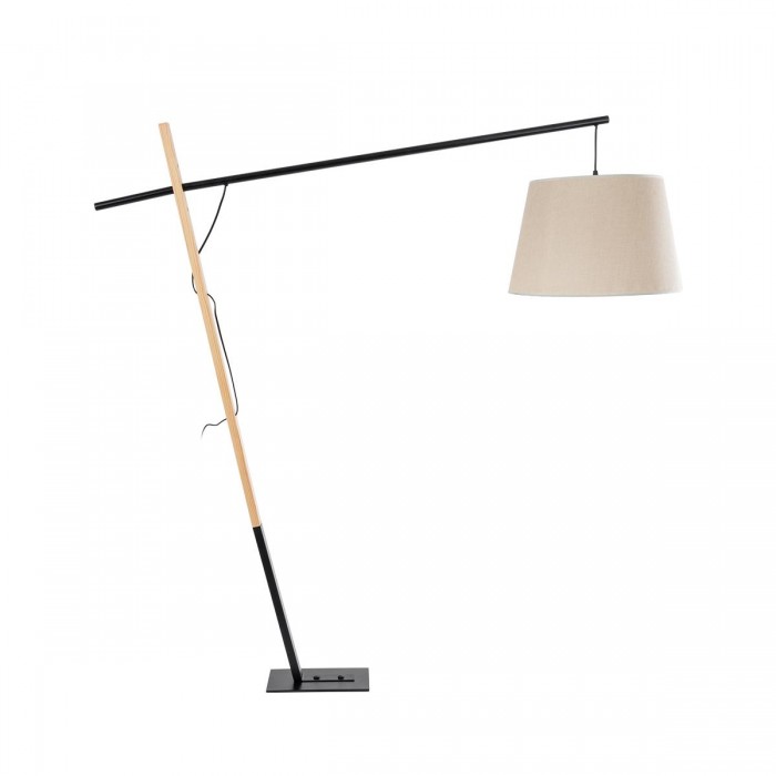 GLOBOSTAR® KELSIE 02030 Μοντέρνο Επιδαπέδιο Φωτιστικό με Ντουί 1 x E27 AC 220-240V IP20 - Μαύρο & Μπεζ - Μ40 x Π125 x Υ140cm GLOBOSTAR® KELSIE 02030 Μοντέρνο Επιδαπέδιο Φωτιστικό με Ντουί 1 x E27 AC 220-240V IP20 - Μαύρο & Μπεζ - Μ40 x Π125 x Υ140cm