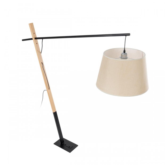 GLOBOSTAR® KELSIE 02030 Μοντέρνο Επιδαπέδιο Φωτιστικό με Ντουί 1 x E27 AC 220-240V IP20 - Μαύρο & Μπεζ - Μ40 x Π125 x Υ140cm GLOBOSTAR® KELSIE 02030 Μοντέρνο Επιδαπέδιο Φωτιστικό με Ντουί 1 x E27 AC 220-240V IP20 - Μαύρο & Μπεζ - Μ40 x Π125 x Υ140cm