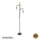 GloboStar® MINDELO 02034 Μοντέρνο Επιδαπέδιο Φωτιστικό Μονόφωτο 2 x E27 IP20 Μαύρο Μέταλλο με Μπεζ Ξύλο - Μ40 x Π24 x Υ175cm GloboStar® MINDELO 02034 Μοντέρνο Επιδαπέδιο Φωτιστικό Μονόφωτο 2 x E27 IP20 Μαύρο Μέταλλο με Μπεζ Ξύλο - Μ40 x Π24 x Υ175cm