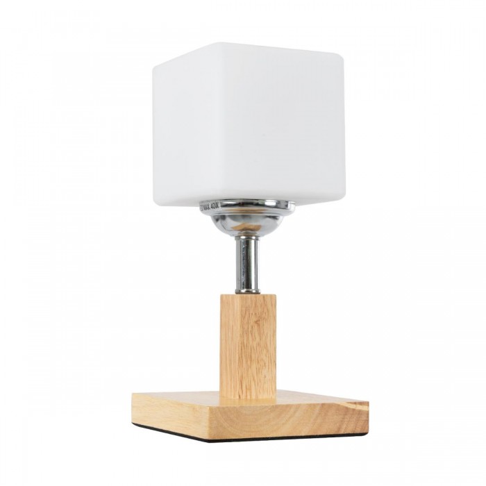 GLOBOSTAR® COVE 02037 Μοντέρνο Επιτραπέζιο Φωτιστικό Πορτατίφ με Ντουί 1 x E27 AC 220-240V IP20 - Μπεζ & Λευκό - Μ12 x Π12 x Υ25cm GLOBOSTAR® COVE 02037 Μοντέρνο Επιτραπέζιο Φωτιστικό Πορτατίφ με Ντουί 1 x E27 AC 220-240V IP20 - Μπεζ & Λευκό - Μ12 x Π12 x Υ25cm