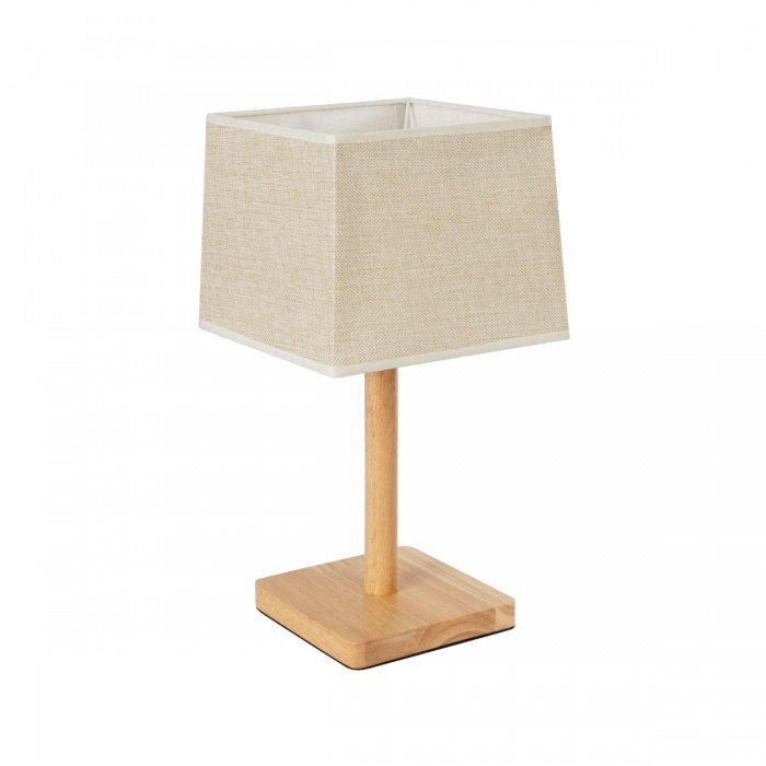 GloboStar® KOLIPE 02038 Μοντέρνο Επιτραπέζιο Φωτιστικό Πορτατίφ Μονόφωτο 1 x E27 IP20 Μπεζ Ξύλο με Μπεζ Ύφασμα - Μ20 x Π20 x Υ38cm GloboStar® KOLIPE 02038 Μοντέρνο Επιτραπέζιο Φωτιστικό Πορτατίφ Μονόφωτο 1 x E27 IP20 Μπεζ Ξύλο με Μπεζ Ύφασμα - Μ20 x Π20 x Υ38cm