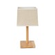 GloboStar® KOLIPE 02038 Μοντέρνο Επιτραπέζιο Φωτιστικό Πορτατίφ Μονόφωτο 1 x E27 IP20 Μπεζ Ξύλο με Μπεζ Ύφασμα - Μ20 x Π20 x Υ38cm GloboStar® KOLIPE 02038 Μοντέρνο Επιτραπέζιο Φωτιστικό Πορτατίφ Μονόφωτο 1 x E27 IP20 Μπεζ Ξύλο με Μπεζ Ύφασμα - Μ20 x Π20 x Υ38cm