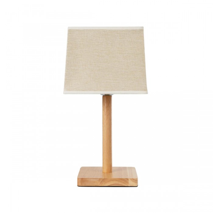 GloboStar® KOLIPE 02038 Μοντέρνο Επιτραπέζιο Φωτιστικό Πορτατίφ Μονόφωτο 1 x E27 IP20 Μπεζ Ξύλο με Μπεζ Ύφασμα - Μ20 x Π20 x Υ38cm GloboStar® KOLIPE 02038 Μοντέρνο Επιτραπέζιο Φωτιστικό Πορτατίφ Μονόφωτο 1 x E27 IP20 Μπεζ Ξύλο με Μπεζ Ύφασμα - Μ20 x Π20 x Υ38cm