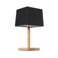 GLOBOSTAR® KOLIPE 02039 Μοντέρνο Επιτραπέζιο Φωτιστικό Πορτατίφ με Ντουί 1 x E27 AC 220-240V IP20 - Μπεζ & Μαύρο - Μ20 x Π20 x Υ38cm