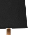 GLOBOSTAR® KOLIPE 02039 Μοντέρνο Επιτραπέζιο Φωτιστικό Πορτατίφ με Ντουί 1 x E27 AC 220-240V IP20 - Μπεζ & Μαύρο - Μ20 x Π20 x Υ38cm