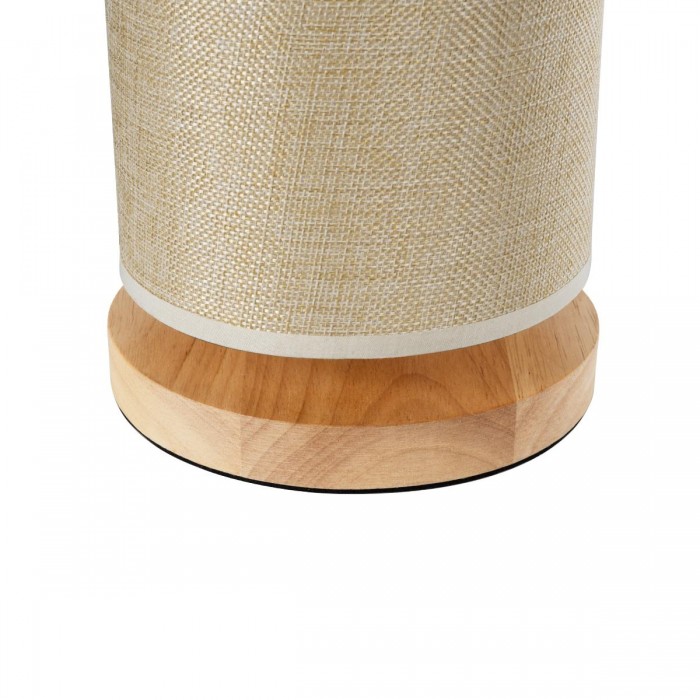 GloboStar® VALVERDE 02040 Boho Επιτραπέζιο Φωτιστικό Πορτατίφ Μονόφωτο 1 x E27 IP20 Μπεζ Ξύλο με Μπεζ Ύφασμα - Μ15 x Π15 x Υ30cm GloboStar® VALVERDE 02040 Boho Επιτραπέζιο Φωτιστικό Πορτατίφ Μονόφωτο 1 x E27 IP20 Μπεζ Ξύλο με Μπεζ Ύφασμα - Μ15 x Π15 x Υ30cm