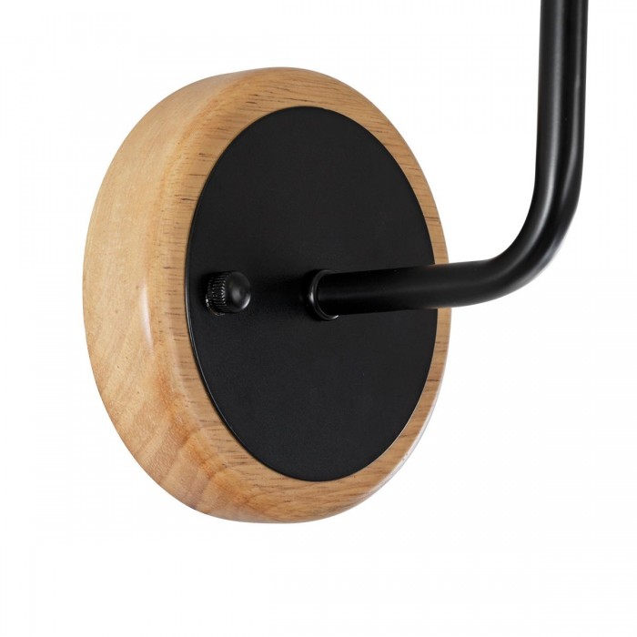 GLOBOSTAR® MANU 02043 Μοντέρνο Φωτιστικό Τοίχου - Απλίκα με Ντουί 1 x E27 AC 220-240V IP20 - Μαύρο & Μπεζ - Μ18 x Π20 x Υ37cm GLOBOSTAR® MANU 02043 Μοντέρνο Φωτιστικό Τοίχου - Απλίκα με Ντουί 1 x E27 AC 220-240V IP20 - Μαύρο & Μπεζ - Μ18 x Π20 x Υ37cm