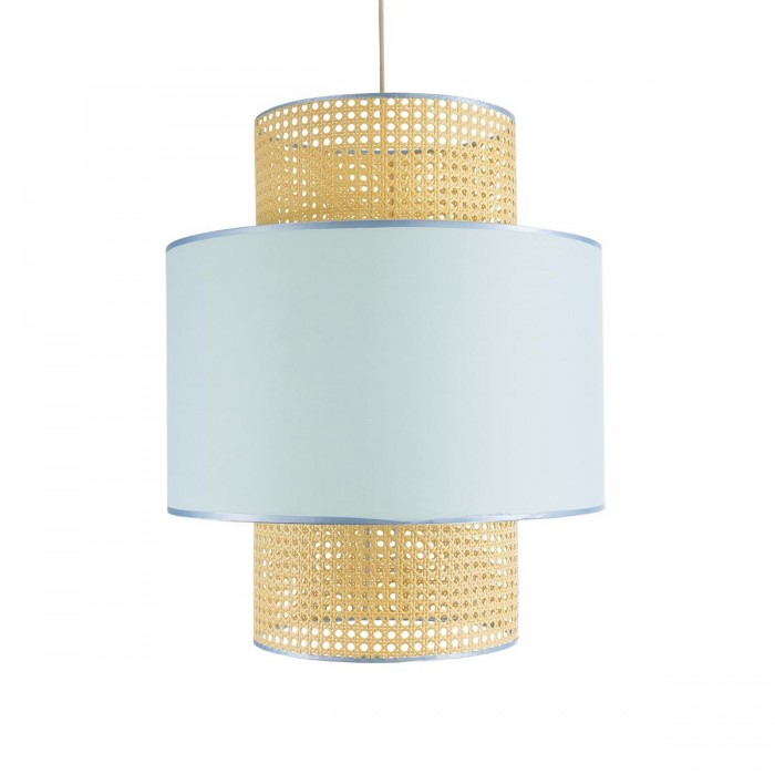 GloboStar® SAIGE 02045 Boho Κρεμαστό Φωτιστικό Πλέγμα Μονόφωτο 1 x E27 IP20 Μπεζ Ξύλο με Γαλάζιο Ύφασμα - Μ50 x Π50 x Υ60cm GloboStar® SAIGE 02045 Boho Κρεμαστό Φωτιστικό Πλέγμα Μονόφωτο 1 x E27 IP20 Μπεζ Ξύλο με Γαλάζιο Ύφασμα - Μ50 x Π50 x Υ60cm