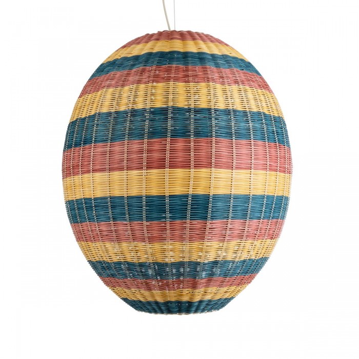 GloboStar® CABALLEROS 02066 Boho Κρεμαστό Φωτιστικό Πλέγμα Μονόφωτο 1 x E27 IP20 Πολύχρωμο Ξύλο - Μ70 x Π70 x Υ80cm GloboStar® CABALLEROS 02066 Boho Κρεμαστό Φωτιστικό Πλέγμα Μονόφωτο 1 x E27 IP20 Πολύχρωμο Ξύλο - Μ70 x Π70 x Υ80cm