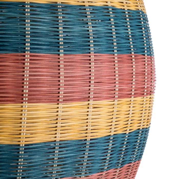 GloboStar® CABALLEROS 02066 Boho Κρεμαστό Φωτιστικό Πλέγμα Μονόφωτο 1 x E27 IP20 Πολύχρωμο Ξύλο - Μ70 x Π70 x Υ80cm GloboStar® CABALLEROS 02066 Boho Κρεμαστό Φωτιστικό Πλέγμα Μονόφωτο 1 x E27 IP20 Πολύχρωμο Ξύλο - Μ70 x Π70 x Υ80cm