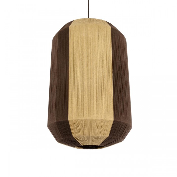 GloboStar® SALERNO 02076 Boho Κρεμαστό Φωτιστικό Πλέγμα Μονόφωτο 1 x E27 IP20 Μπεζ & Καφέ Σχοινί - Μ50 x Π50 x Υ80cm GloboStar® SALERNO 02076 Boho Κρεμαστό Φωτιστικό Πλέγμα Μονόφωτο 1 x E27 IP20 Μπεζ & Καφέ Σχοινί - Μ50 x Π50 x Υ80cm