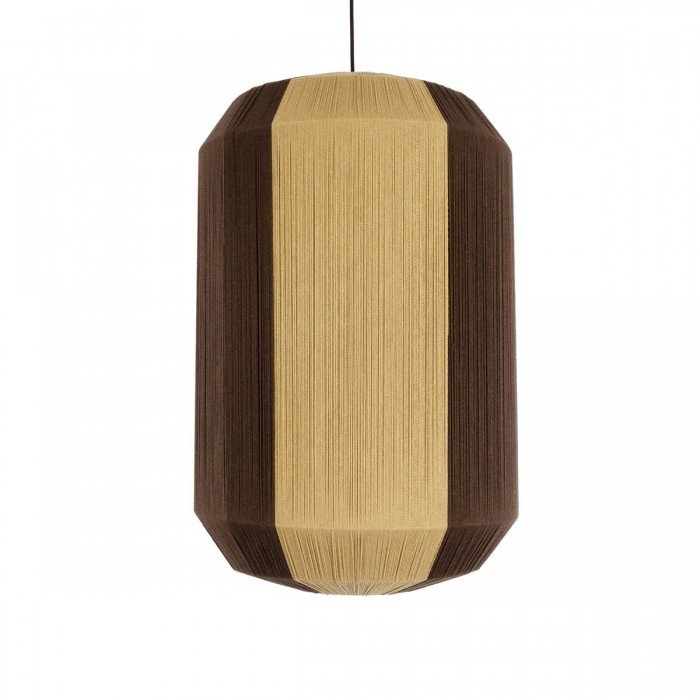 GloboStar® SALERNO 02076 Boho Κρεμαστό Φωτιστικό Πλέγμα Μονόφωτο 1 x E27 IP20 Μπεζ & Καφέ Σχοινί - Μ50 x Π50 x Υ80cm GloboStar® SALERNO 02076 Boho Κρεμαστό Φωτιστικό Πλέγμα Μονόφωτο 1 x E27 IP20 Μπεζ & Καφέ Σχοινί - Μ50 x Π50 x Υ80cm