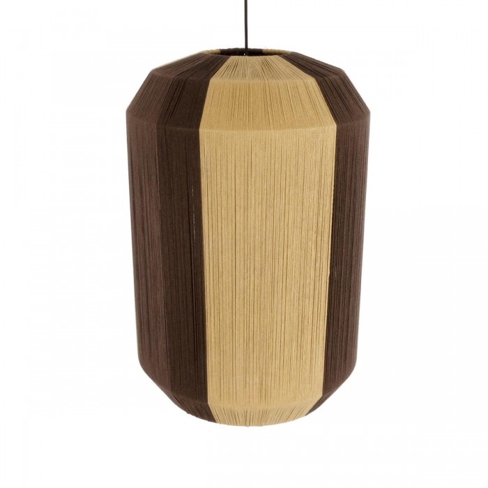 GloboStar® SALERNO 02076 Boho Κρεμαστό Φωτιστικό Πλέγμα Μονόφωτο 1 x E27 IP20 Μπεζ & Καφέ Σχοινί - Μ50 x Π50 x Υ80cm GloboStar® SALERNO 02076 Boho Κρεμαστό Φωτιστικό Πλέγμα Μονόφωτο 1 x E27 IP20 Μπεζ & Καφέ Σχοινί - Μ50 x Π50 x Υ80cm