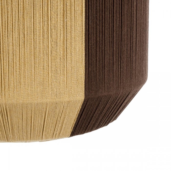 GloboStar® SALERNO 02076 Boho Κρεμαστό Φωτιστικό Πλέγμα Μονόφωτο 1 x E27 IP20 Μπεζ & Καφέ Σχοινί - Μ50 x Π50 x Υ80cm GloboStar® SALERNO 02076 Boho Κρεμαστό Φωτιστικό Πλέγμα Μονόφωτο 1 x E27 IP20 Μπεζ & Καφέ Σχοινί - Μ50 x Π50 x Υ80cm