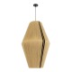 GloboStar® SALERNO 02077 Boho Κρεμαστό Φωτιστικό Πλέγμα Μονόφωτο 1 x E27 IP20 Μπεζ & Μαύρο Σχοινί - Μ50 x Π50 x Υ80cm GloboStar® SALERNO 02077 Boho Κρεμαστό Φωτιστικό Πλέγμα Μονόφωτο 1 x E27 IP20 Μπεζ & Μαύρο Σχοινί - Μ50 x Π50 x Υ80cm
