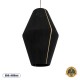 GloboStar® SALERNO 02078 Boho Κρεμαστό Φωτιστικό Πλέγμα Μονόφωτο 1 x E27 IP20 Μαύρο & Μπεζ Σχοινί - Μ50 x Π50 x Υ80cm GloboStar® SALERNO 02078 Boho Κρεμαστό Φωτιστικό Πλέγμα Μονόφωτο 1 x E27 IP20 Μαύρο & Μπεζ Σχοινί - Μ50 x Π50 x Υ80cm