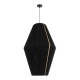 GloboStar® SALERNO 02078 Boho Κρεμαστό Φωτιστικό Πλέγμα Μονόφωτο 1 x E27 IP20 Μαύρο & Μπεζ Σχοινί - Μ50 x Π50 x Υ80cm GloboStar® SALERNO 02078 Boho Κρεμαστό Φωτιστικό Πλέγμα Μονόφωτο 1 x E27 IP20 Μαύρο & Μπεζ Σχοινί - Μ50 x Π50 x Υ80cm