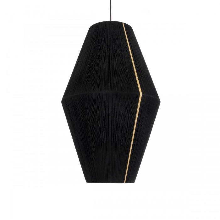 GloboStar® SALERNO 02078 Boho Κρεμαστό Φωτιστικό Πλέγμα Μονόφωτο 1 x E27 IP20 Μαύρο & Μπεζ Σχοινί - Μ50 x Π50 x Υ80cm GloboStar® SALERNO 02078 Boho Κρεμαστό Φωτιστικό Πλέγμα Μονόφωτο 1 x E27 IP20 Μαύρο & Μπεζ Σχοινί - Μ50 x Π50 x Υ80cm