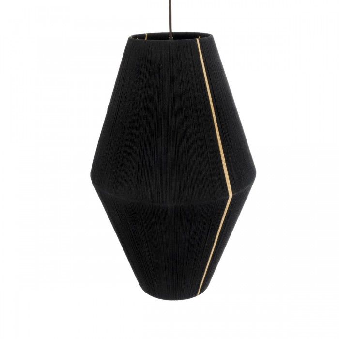 GloboStar® SALERNO 02078 Boho Κρεμαστό Φωτιστικό Πλέγμα Μονόφωτο 1 x E27 IP20 Μαύρο & Μπεζ Σχοινί - Μ50 x Π50 x Υ80cm GloboStar® SALERNO 02078 Boho Κρεμαστό Φωτιστικό Πλέγμα Μονόφωτο 1 x E27 IP20 Μαύρο & Μπεζ Σχοινί - Μ50 x Π50 x Υ80cm