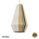 GloboStar® SALERNO 02079 Boho Κρεμαστό Φωτιστικό Πλέγμα Μονόφωτο 1 x E27 IP20 Πολύχρωμο Σχοινί - Μ50 x Π50 x Υ90cm GloboStar® SALERNO 02079 Boho Κρεμαστό Φωτιστικό Πλέγμα Μονόφωτο 1 x E27 IP20 Πολύχρωμο Σχοινί - Μ50 x Π50 x Υ90cm