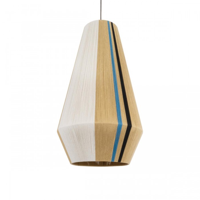 GloboStar® SALERNO 02079 Boho Κρεμαστό Φωτιστικό Πλέγμα Μονόφωτο 1 x E27 IP20 Πολύχρωμο Σχοινί - Μ50 x Π50 x Υ90cm GloboStar® SALERNO 02079 Boho Κρεμαστό Φωτιστικό Πλέγμα Μονόφωτο 1 x E27 IP20 Πολύχρωμο Σχοινί - Μ50 x Π50 x Υ90cm