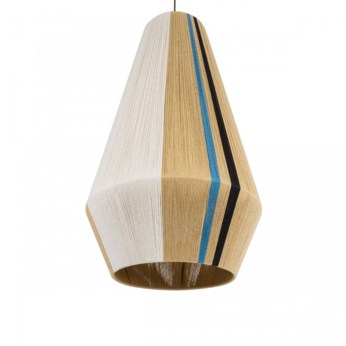 GloboStar® SALERNO 02079 Boho Κρεμαστό Φωτιστικό Πλέγμα Μονόφωτο 1 x E27 IP20 Πολύχρωμο Σχοινί - Μ50 x Π50 x Υ90cm GloboStar® SALERNO 02079 Boho Κρεμαστό Φωτιστικό Πλέγμα Μονόφωτο 1 x E27 IP20 Πολύχρωμο Σχοινί - Μ50 x Π50 x Υ90cm