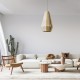 GloboStar® SALERNO 02079 Boho Κρεμαστό Φωτιστικό Πλέγμα Μονόφωτο 1 x E27 IP20 Πολύχρωμο Σχοινί - Μ50 x Π50 x Υ90cm GloboStar® SALERNO 02079 Boho Κρεμαστό Φωτιστικό Πλέγμα Μονόφωτο 1 x E27 IP20 Πολύχρωμο Σχοινί - Μ50 x Π50 x Υ90cm