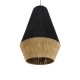 GloboStar® SALERNO 02080 Boho Κρεμαστό Φωτιστικό Πλέγμα Μονόφωτο 1 x E27 IP20 Μαύρο & Μπεζ Σχοινί - Μ50 x Π50 x Υ80cm GloboStar® SALERNO 02080 Boho Κρεμαστό Φωτιστικό Πλέγμα Μονόφωτο 1 x E27 IP20 Μαύρο & Μπεζ Σχοινί - Μ50 x Π50 x Υ80cm