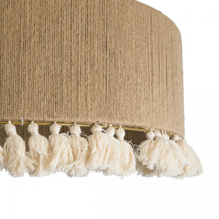 GloboStar® PUERTORICO 02095 Boho Κρεμαστό Φωτιστικό Καπέλο Τριφωτο 3 x E27 IP20 Μπεζ & Λευκό Σχοινί - Μ80 x Π80 x Υ27cm GloboStar® PUERTORICO 02095 Boho Κρεμαστό Φωτιστικό Καπέλο Τριφωτο 3 x E27 IP20 Μπεζ & Λευκό Σχοινί - Μ80 x Π80 x Υ27cm