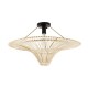 GloboStar® PALERMO 02152 Boho Φωτιστικό Οροφής Μονόφωτο 1 x E27 AC220-240V IP20 - Φ60 x Υ36cm - Μπεζ Ξύλινο Μπαμπού Πλέγμα GloboStar® PALERMO 02152 Boho Φωτιστικό Οροφής Μονόφωτο 1 x E27 AC220-240V IP20 - Φ60 x Υ36cm - Μπεζ Ξύλινο Μπαμπού Πλέγμα