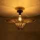 GloboStar® PALERMO 02152 Boho Φωτιστικό Οροφής Μονόφωτο 1 x E27 AC220-240V IP20 - Φ60 x Υ36cm - Μπεζ Ξύλινο Μπαμπού Πλέγμα GloboStar® PALERMO 02152 Boho Φωτιστικό Οροφής Μονόφωτο 1 x E27 AC220-240V IP20 - Φ60 x Υ36cm - Μπεζ Ξύλινο Μπαμπού Πλέγμα