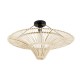 GloboStar® PALERMO 02152 Boho Φωτιστικό Οροφής Μονόφωτο 1 x E27 AC220-240V IP20 - Φ60 x Υ36cm - Μπεζ Ξύλινο Μπαμπού Πλέγμα GloboStar® PALERMO 02152 Boho Φωτιστικό Οροφής Μονόφωτο 1 x E27 AC220-240V IP20 - Φ60 x Υ36cm - Μπεζ Ξύλινο Μπαμπού Πλέγμα