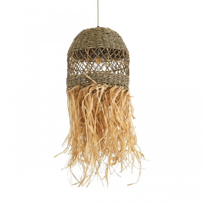 GloboStar® SAINTLUCIA 02160 Boho Κρεμαστό Φωτιστικό Πλέγμα Μονόφωτο 1 x E27 IP20 Καφέ Ράφια - Μ30 x Π30 x Υ90cm GloboStar® SAINTLUCIA 02160 Boho Κρεμαστό Φωτιστικό Πλέγμα Μονόφωτο 1 x E27 IP20 Καφέ Ράφια - Μ30 x Π30 x Υ90cm