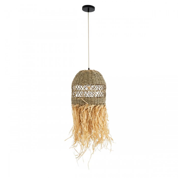 GloboStar® SAINTLUCIA 02160 Boho Κρεμαστό Φωτιστικό Πλέγμα Μονόφωτο 1 x E27 IP20 Καφέ Ράφια - Μ30 x Π30 x Υ90cm GloboStar® SAINTLUCIA 02160 Boho Κρεμαστό Φωτιστικό Πλέγμα Μονόφωτο 1 x E27 IP20 Καφέ Ράφια - Μ30 x Π30 x Υ90cm