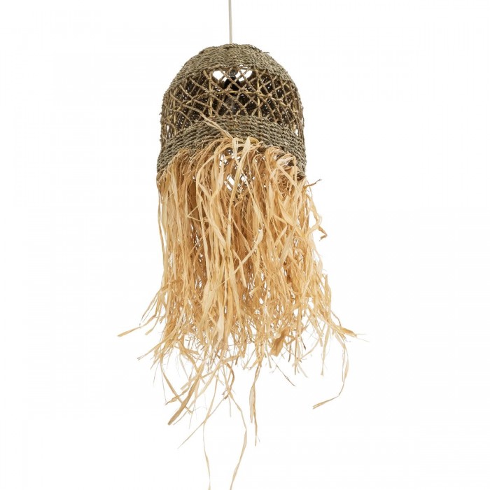 GloboStar® SAINTLUCIA 02160 Boho Κρεμαστό Φωτιστικό Πλέγμα Μονόφωτο 1 x E27 IP20 Καφέ Ράφια - Μ30 x Π30 x Υ90cm GloboStar® SAINTLUCIA 02160 Boho Κρεμαστό Φωτιστικό Πλέγμα Μονόφωτο 1 x E27 IP20 Καφέ Ράφια - Μ30 x Π30 x Υ90cm