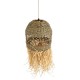 GloboStar® SAINTLUCIA 02160 Boho Κρεμαστό Φωτιστικό Πλέγμα Μονόφωτο 1 x E27 IP20 Καφέ Ράφια - Μ30 x Π30 x Υ90cm GloboStar® SAINTLUCIA 02160 Boho Κρεμαστό Φωτιστικό Πλέγμα Μονόφωτο 1 x E27 IP20 Καφέ Ράφια - Μ30 x Π30 x Υ90cm