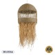 GloboStar® SAINTLUCIA 02161 Boho Κρεμαστό Φωτιστικό Πλεγμα Μονόφωτο 1 x E27 IP20 Μπεζ Ράφια - Μ66 x Π66 x Υ120cm GloboStar® SAINTLUCIA 02161 Boho Κρεμαστό Φωτιστικό Πλεγμα Μονόφωτο 1 x E27 IP20 Μπεζ Ράφια - Μ66 x Π66 x Υ120cm