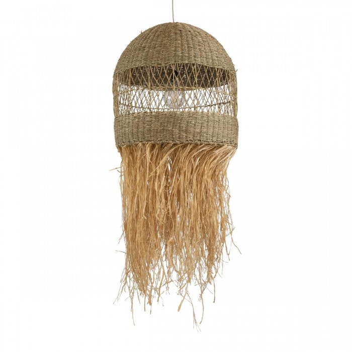 GloboStar® SAINTLUCIA 02161 Boho Κρεμαστό Φωτιστικό Πλεγμα Μονόφωτο 1 x E27 IP20 Μπεζ Ράφια - Μ66 x Π66 x Υ120cm GloboStar® SAINTLUCIA 02161 Boho Κρεμαστό Φωτιστικό Πλεγμα Μονόφωτο 1 x E27 IP20 Μπεζ Ράφια - Μ66 x Π66 x Υ120cm