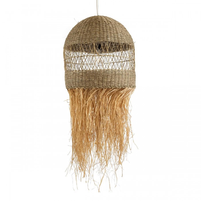GloboStar® SAINTLUCIA 02161 Boho Κρεμαστό Φωτιστικό Πλεγμα Μονόφωτο 1 x E27 IP20 Μπεζ Ράφια - Μ66 x Π66 x Υ120cm GloboStar® SAINTLUCIA 02161 Boho Κρεμαστό Φωτιστικό Πλεγμα Μονόφωτο 1 x E27 IP20 Μπεζ Ράφια - Μ66 x Π66 x Υ120cm