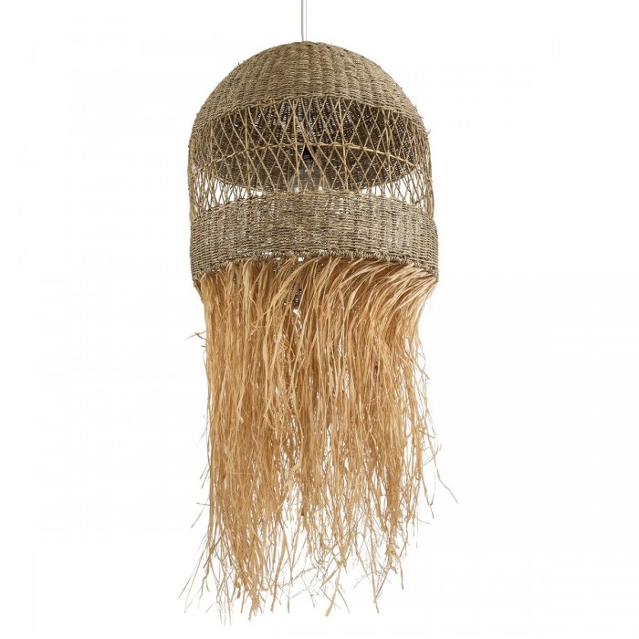 GloboStar® SAINTLUCIA 02161 Boho Κρεμαστό Φωτιστικό Πλεγμα Μονόφωτο 1 x E27 IP20 Μπεζ Ράφια - Μ66 x Π66 x Υ120cm GloboStar® SAINTLUCIA 02161 Boho Κρεμαστό Φωτιστικό Πλεγμα Μονόφωτο 1 x E27 IP20 Μπεζ Ράφια - Μ66 x Π66 x Υ120cm