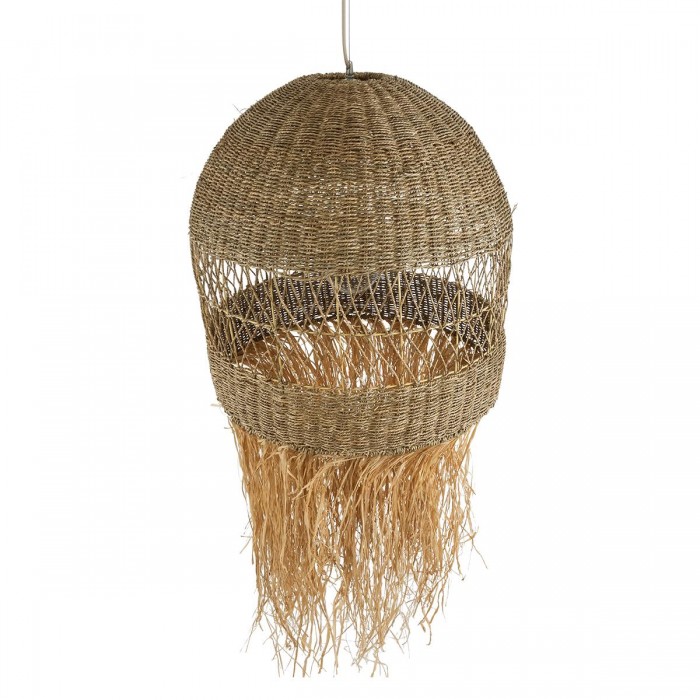 GloboStar® SAINTLUCIA 02161 Boho Κρεμαστό Φωτιστικό Πλεγμα Μονόφωτο 1 x E27 IP20 Μπεζ Ράφια - Μ66 x Π66 x Υ120cm GloboStar® SAINTLUCIA 02161 Boho Κρεμαστό Φωτιστικό Πλεγμα Μονόφωτο 1 x E27 IP20 Μπεζ Ράφια - Μ66 x Π66 x Υ120cm