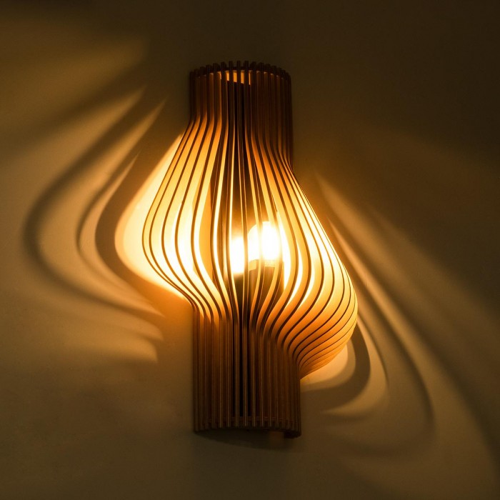 GloboStar® MIHIRO 02174 Boho Φωτιστικό Τοίχου - Απλίκα Μονόφωτο 1 x E27 AC 220-240V IP20 - Μ25 x Π13 x Υ40cm - Καφέ Ξύλινο Πλέγμα GloboStar® MIHIRO 02174 Boho Φωτιστικό Τοίχου - Απλίκα Μονόφωτο 1 x E27 AC 220-240V IP20 - Μ25 x Π13 x Υ40cm - Καφέ Ξύλινο Πλέγμα