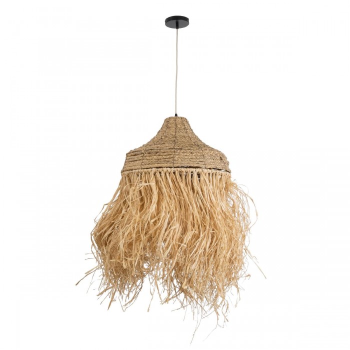 GloboStar® PORTOFERRAIO 02185 Boho Κρεμαστό Φωτιστικό Πλέγμα Μονόφωτο 1 x E27 IP20 Μπεζ Ράφια - Μ50 x Π50 x Υ80cm GloboStar® PORTOFERRAIO 02185 Boho Κρεμαστό Φωτιστικό Πλέγμα Μονόφωτο 1 x E27 IP20 Μπεζ Ράφια - Μ50 x Π50 x Υ80cm